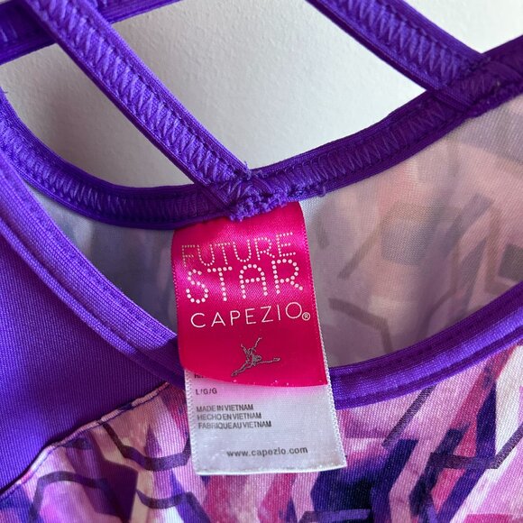 Future Star by Capezio Long Sleeve Patterned Leotard - Picture 3 of 7